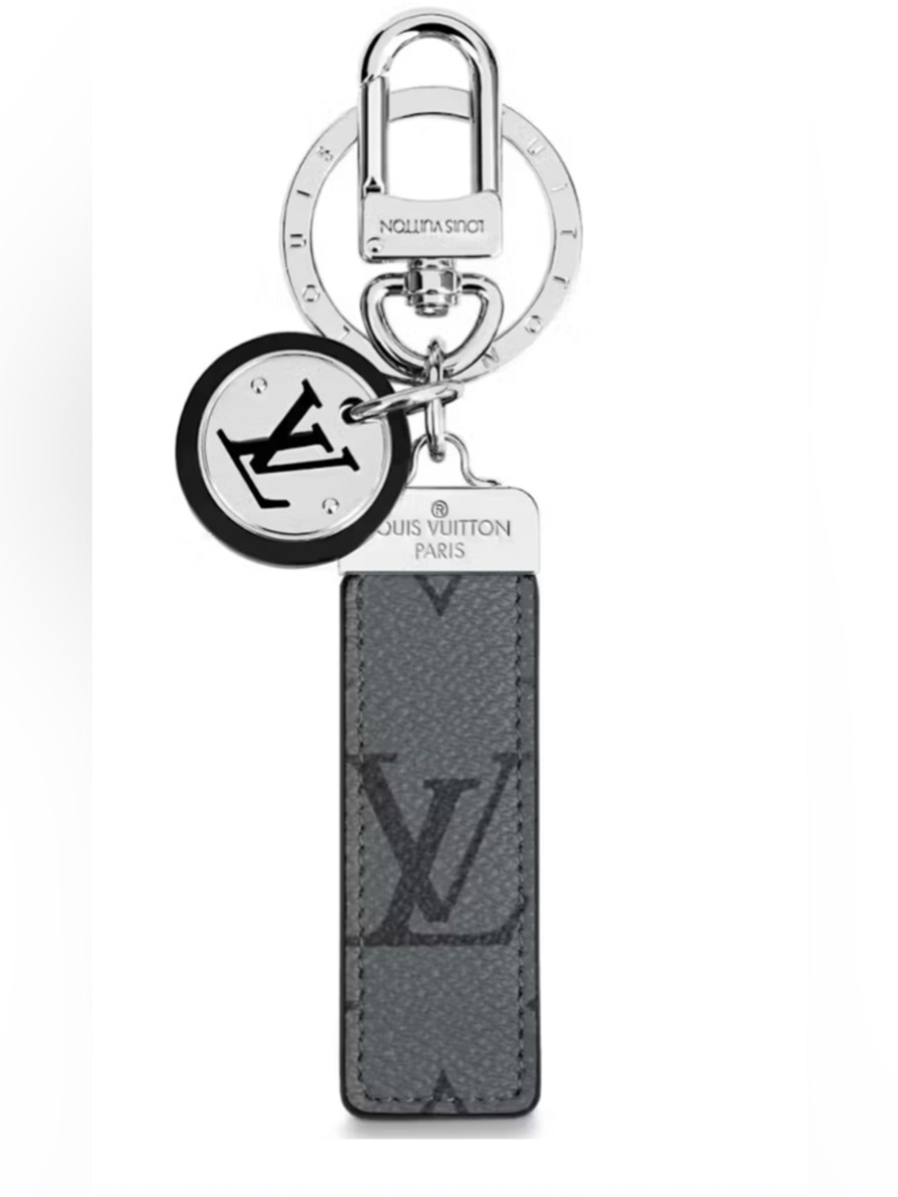 Louis Vuitton Neo Club Bag Charm and Key Holder - Monogram Eclipse Reverse Gray